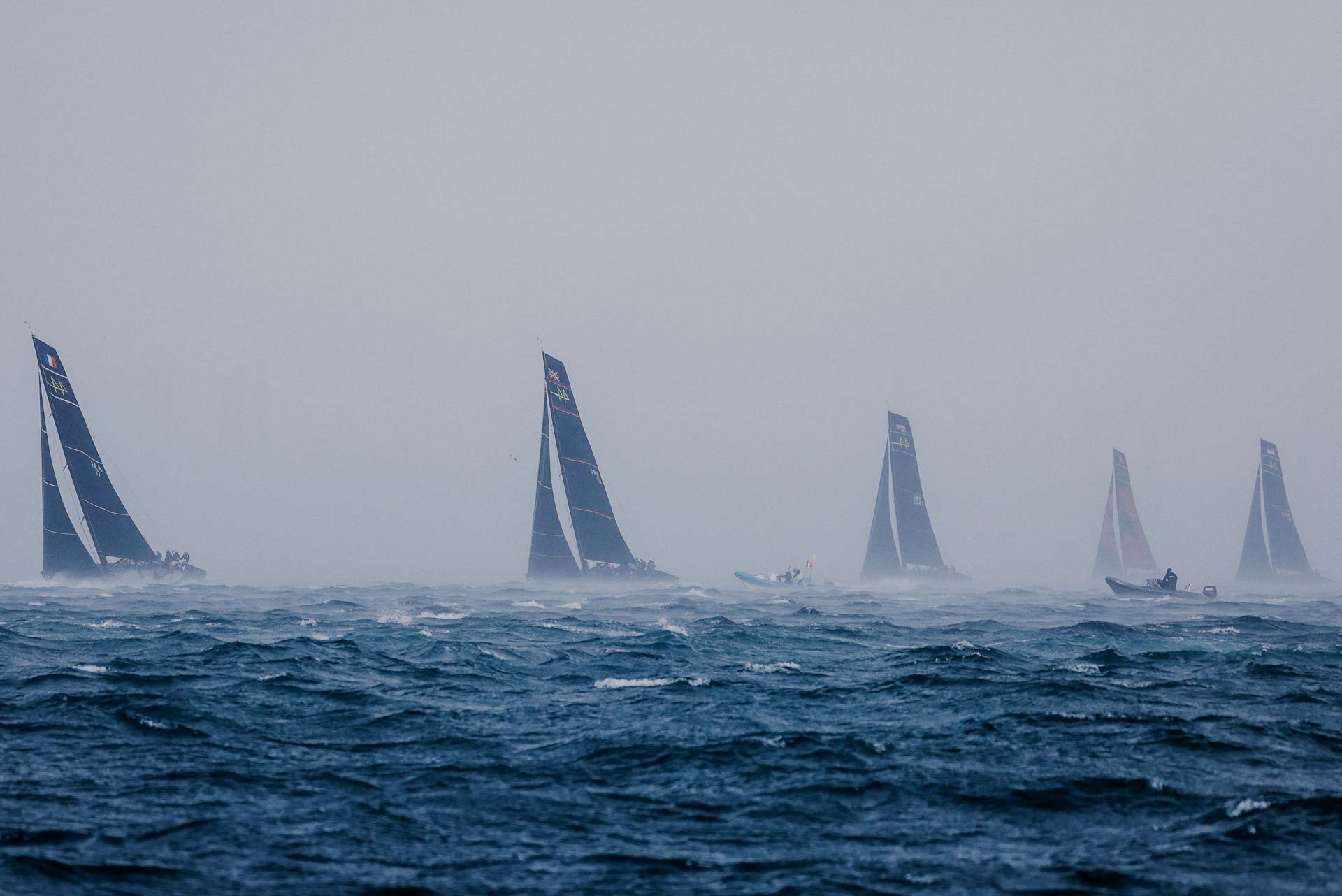Although a sudden storm front put a spanner in the works for our first race win, ...