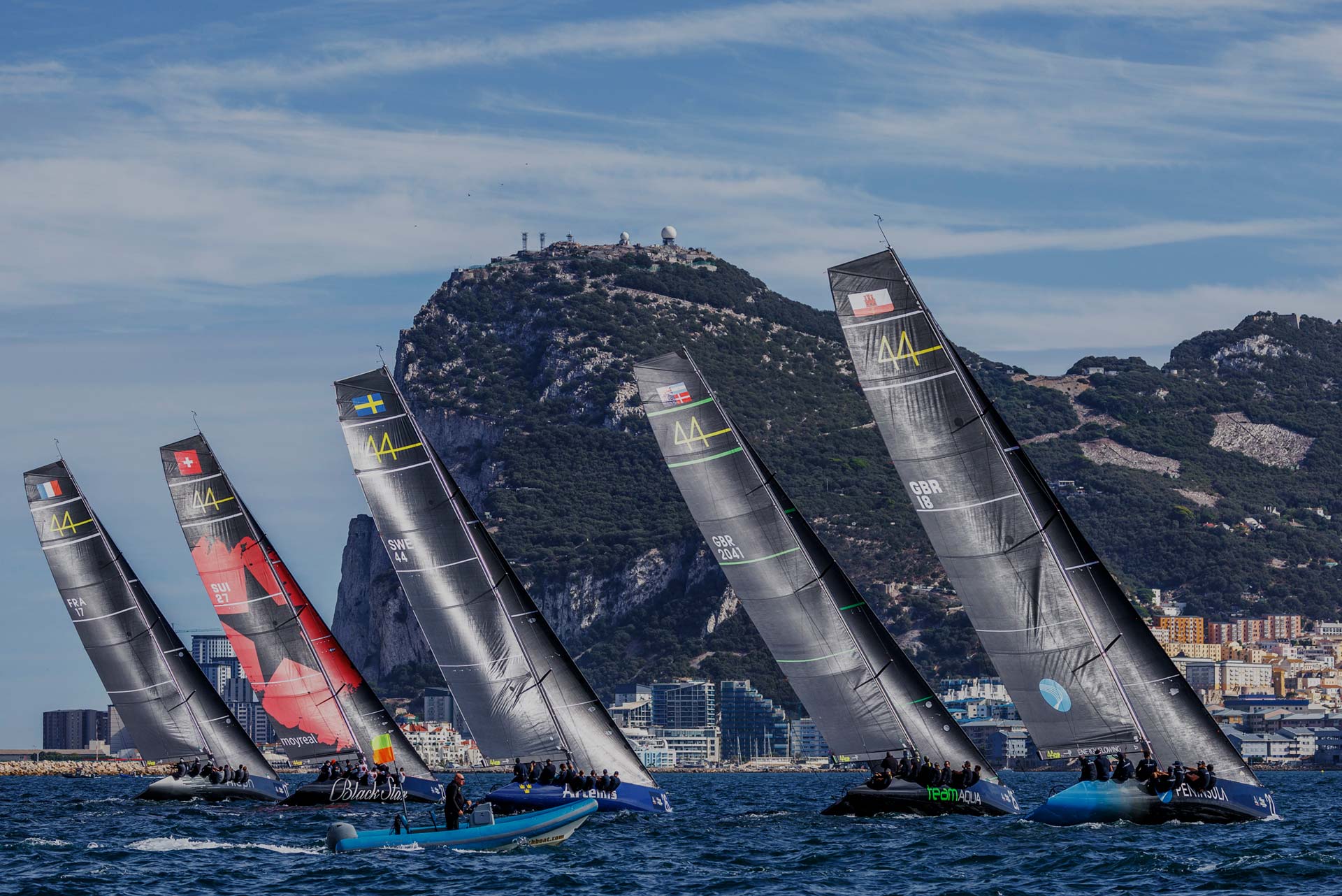 The 44Cup Alcaidesa Marina under the symbolic Rock of Gibraltar once again had it all. The conditions were sometimes sunny and pleasant, ...